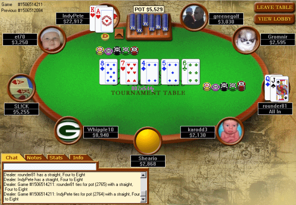 pokerstars screen shot